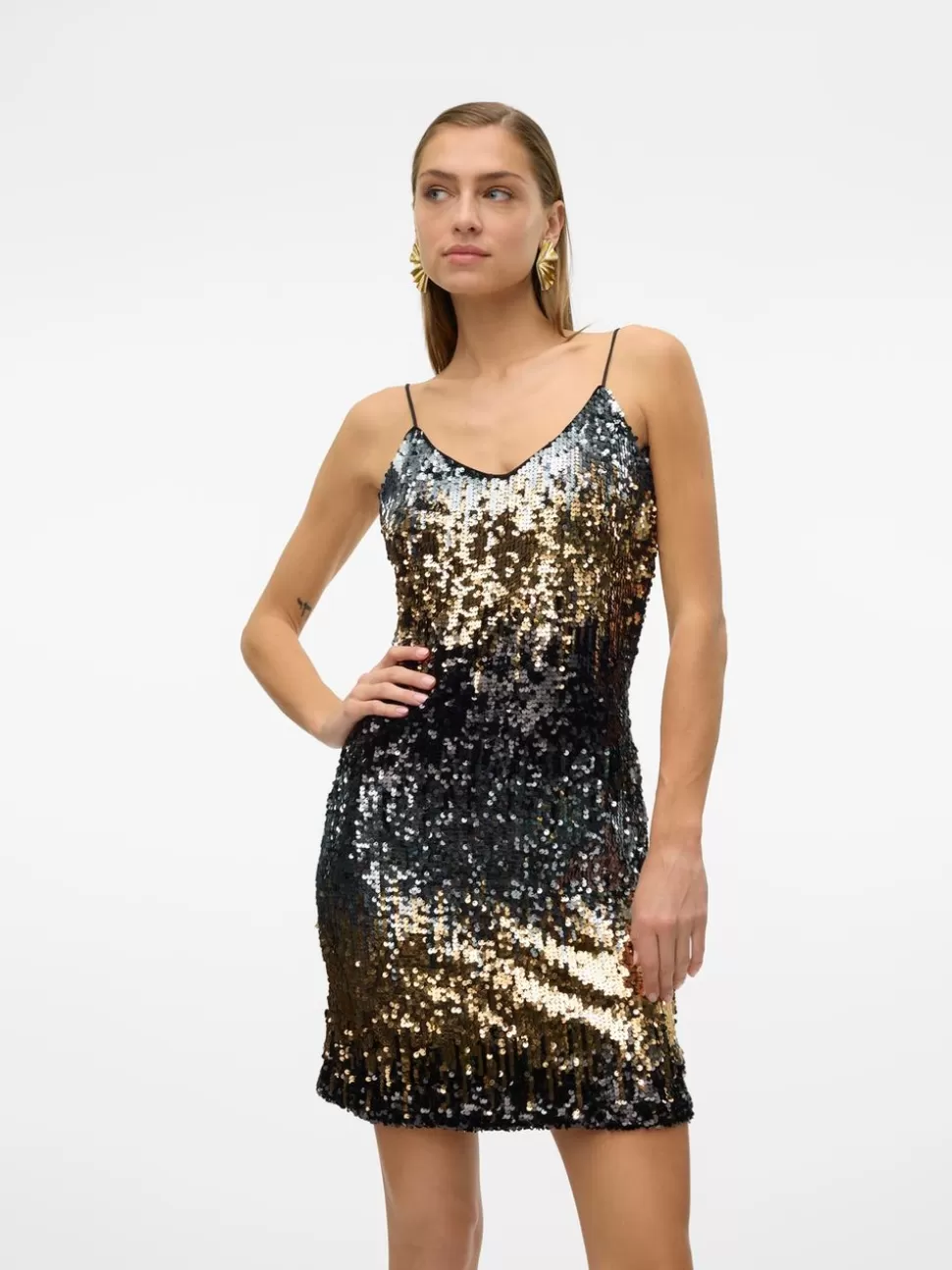 Klänningar^VERO MODA VMRIA Kort Klänning Black