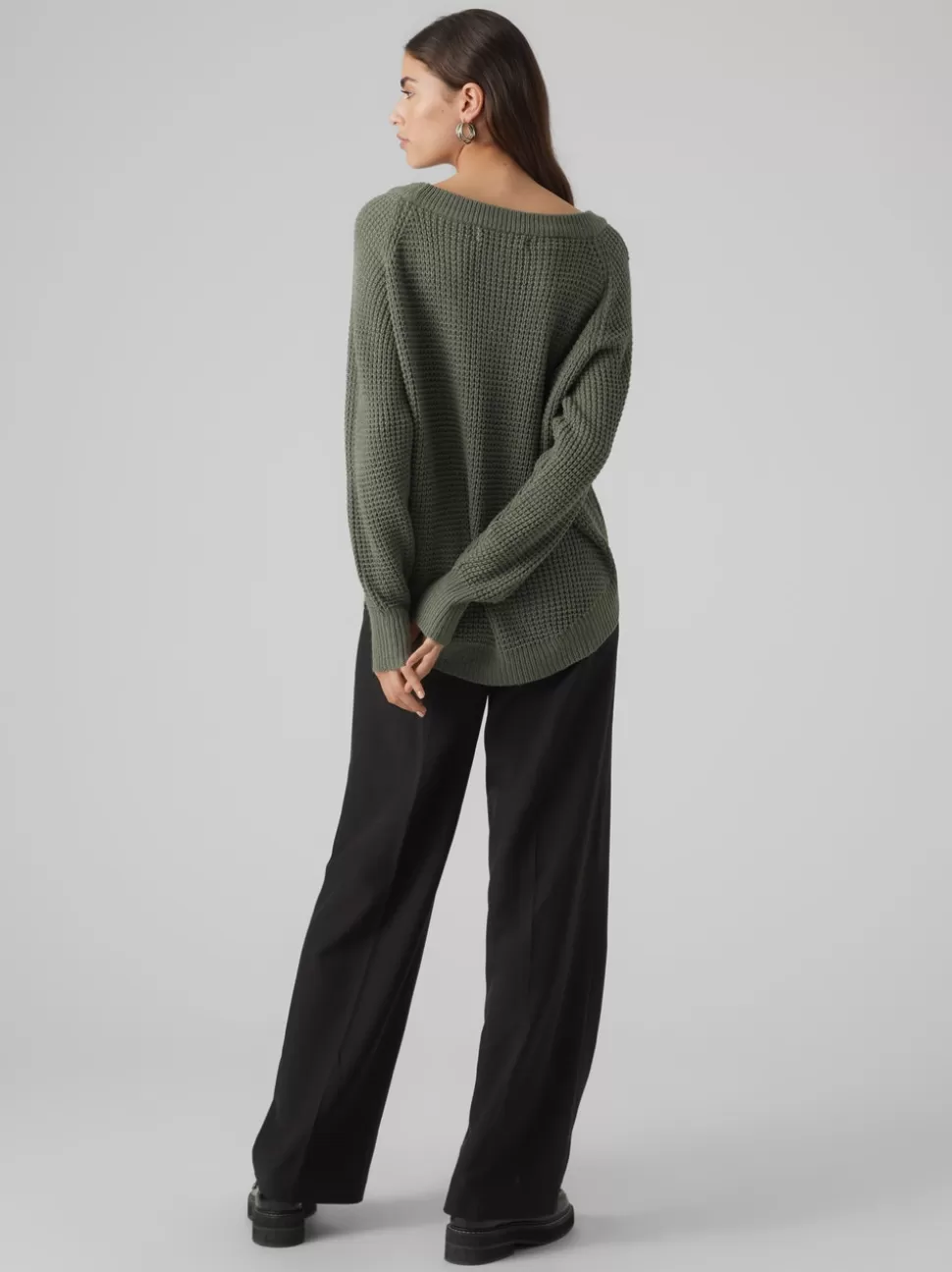 Stickat | Basics^VERO MODA VMRICIENEW Pullover Laurel Wreath