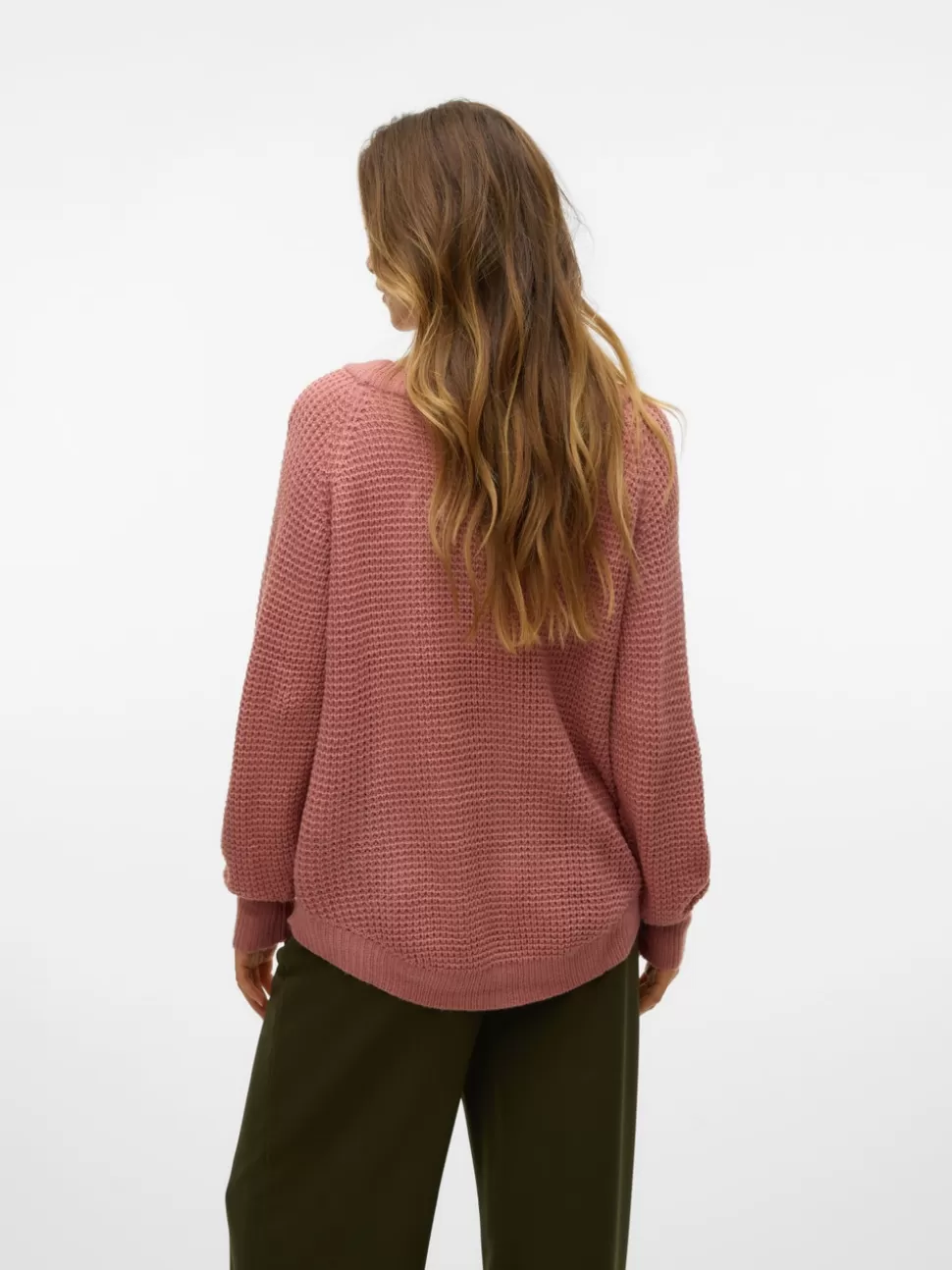 Stickat | Basics^VERO MODA VMRICIENEW Pullover Old Rose