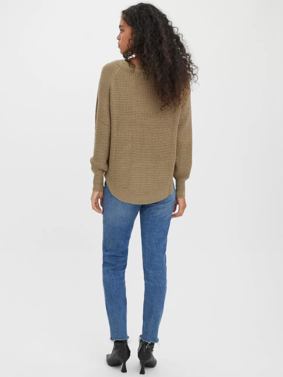Stickat | Toppar^VERO MODA VMRICIENEW Pullover Sepia Tint