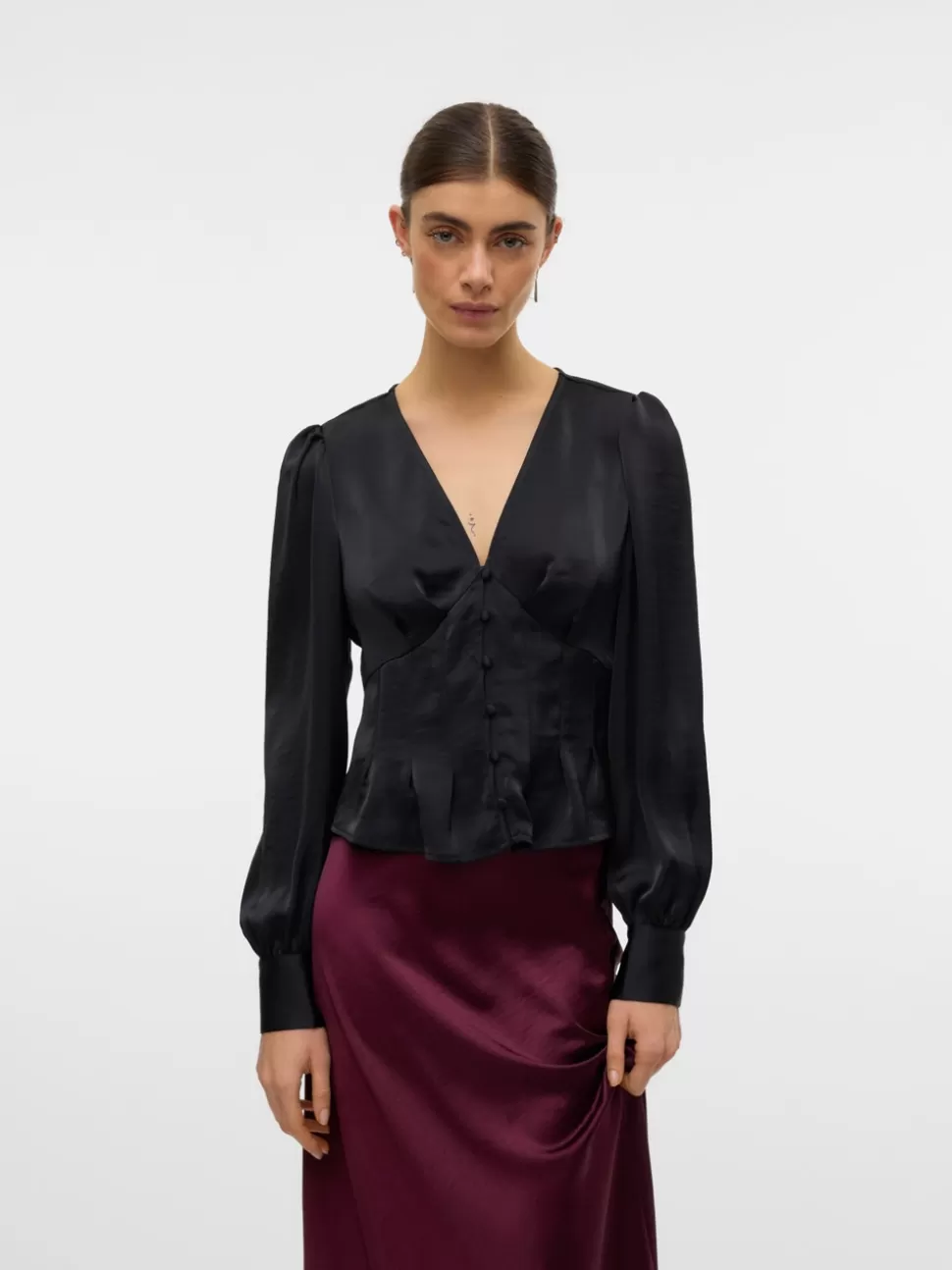 Festkläder | Toppar^VERO MODA VMRIKKE Topp Black