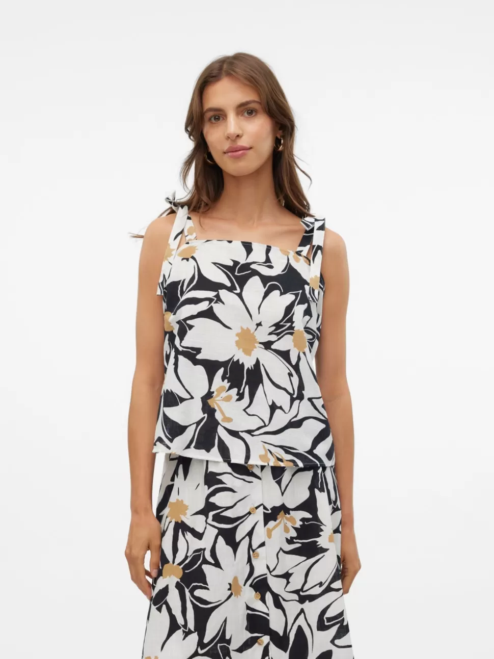 Toppar^VERO MODA VMRITA Topp Bright White