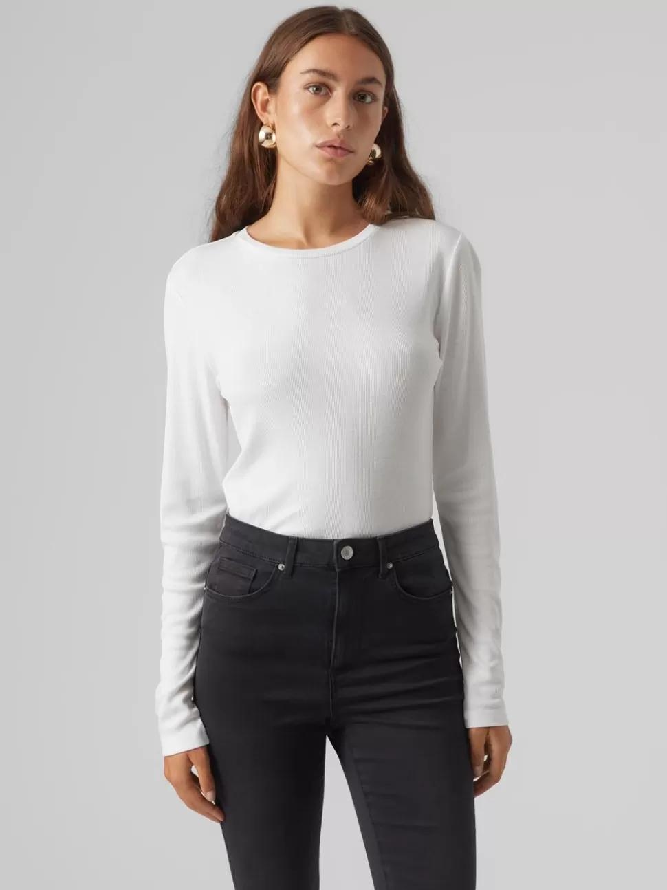 Toppar | Basics^VERO MODA VMROMA Topp Bright White