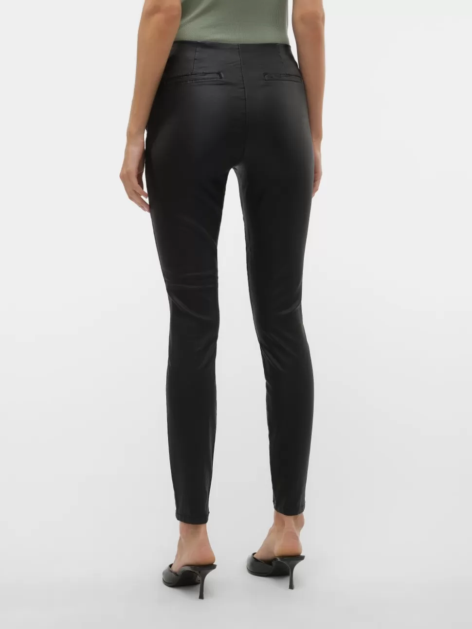 Jeans | Festkläder^VERO MODA VMRONDA Hög Midja Skinny Fit Jeans Black