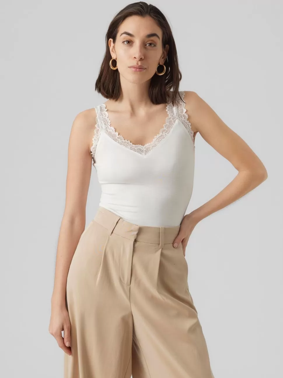 Toppar | Basics^VERO MODA VMROSA Topp Snow White