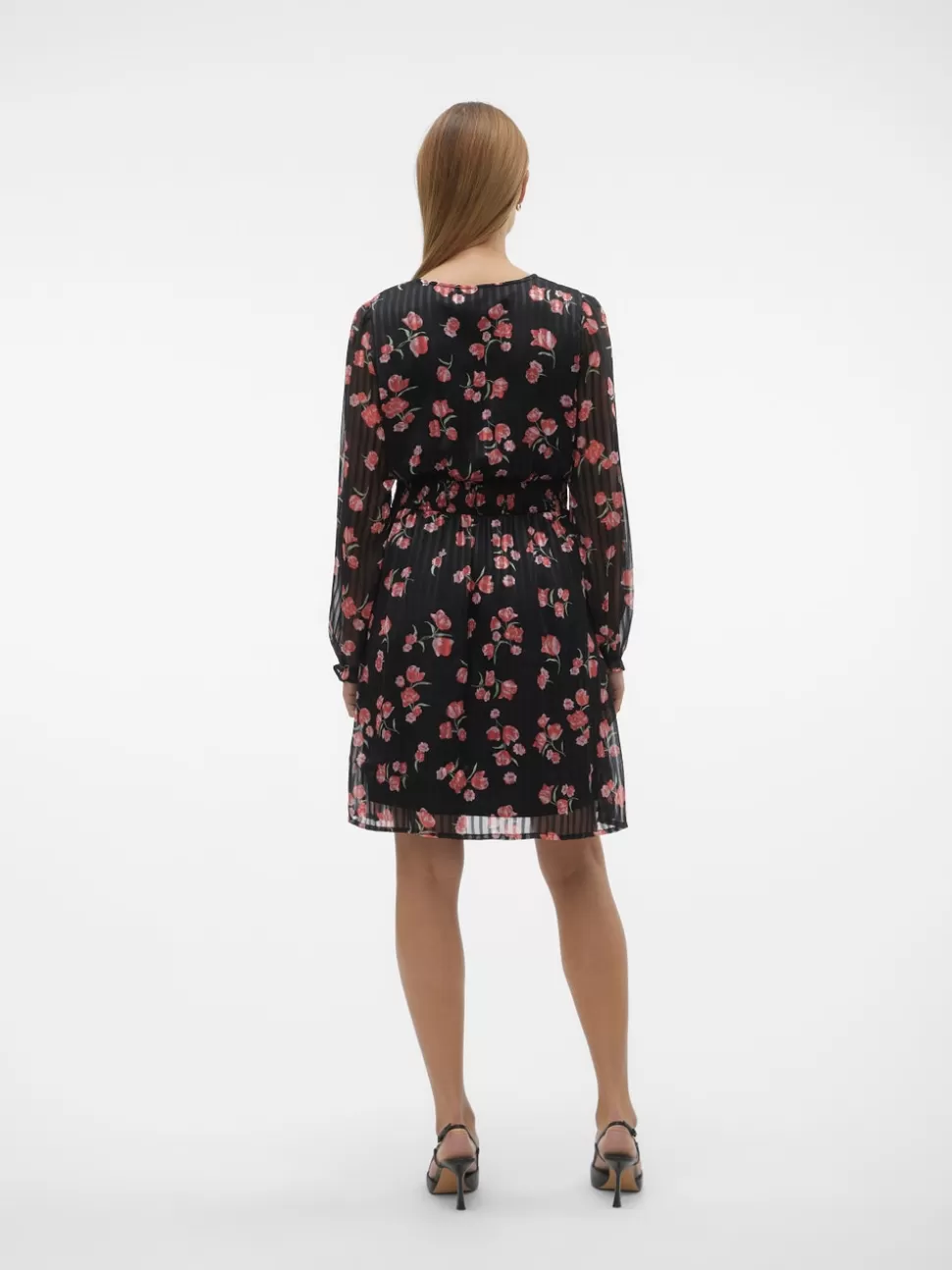 Klänningar^VERO MODA VMROSEY Kort Klänning Black