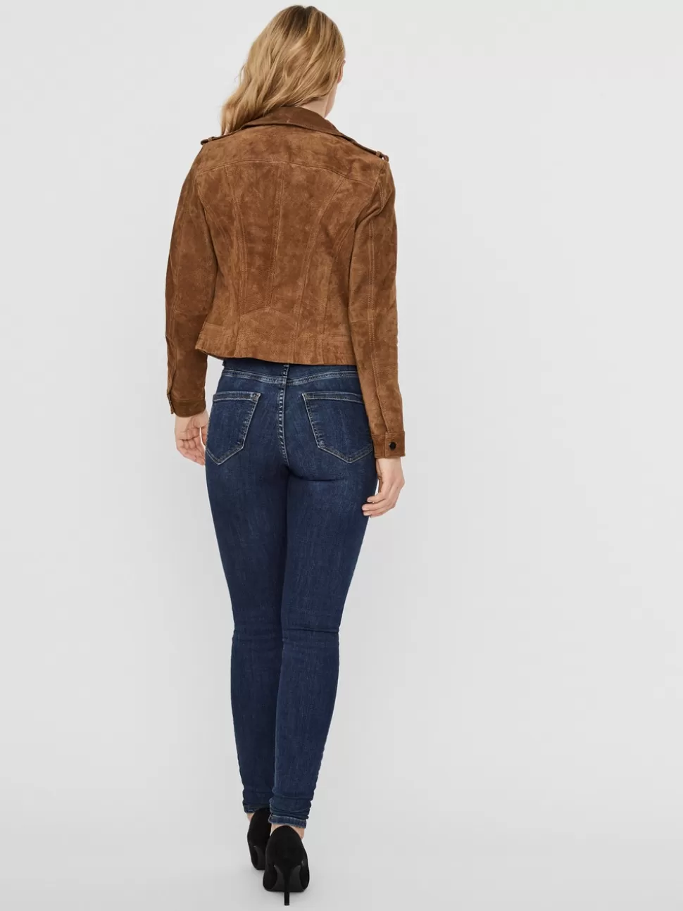 Jackor^VERO MODA VMROYCE Jacka Tobacco Brown