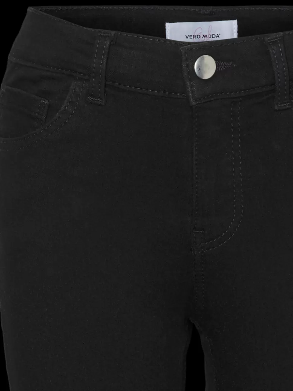 Jeans | Underdelar^VERO MODA VMRUBY Hög Midja Utsvängd Passform Jeans Black Denim