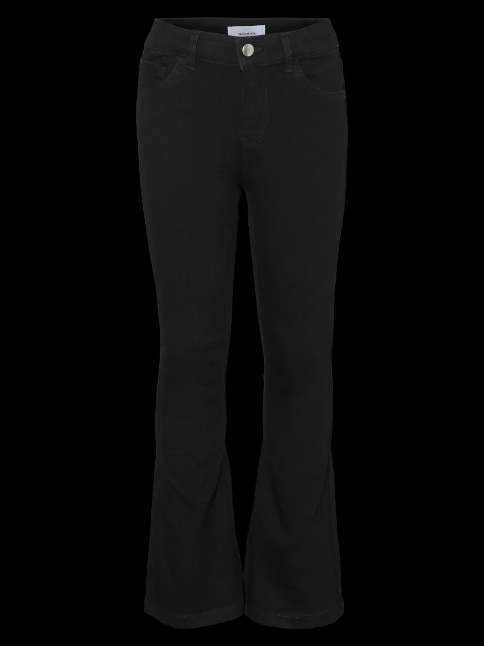 Jeans | Underdelar^VERO MODA VMRUBY Hög Midja Utsvängd Passform Jeans Black Denim