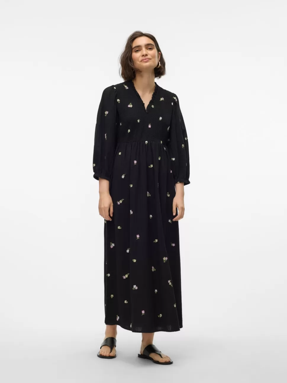 Klänningar^VERO MODA VMRUPA Lång Klänning Black
