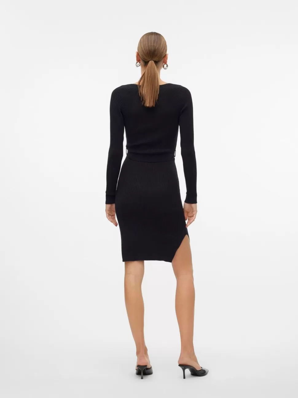 Klänningar^VERO MODA VMSABA Midiklänning Black