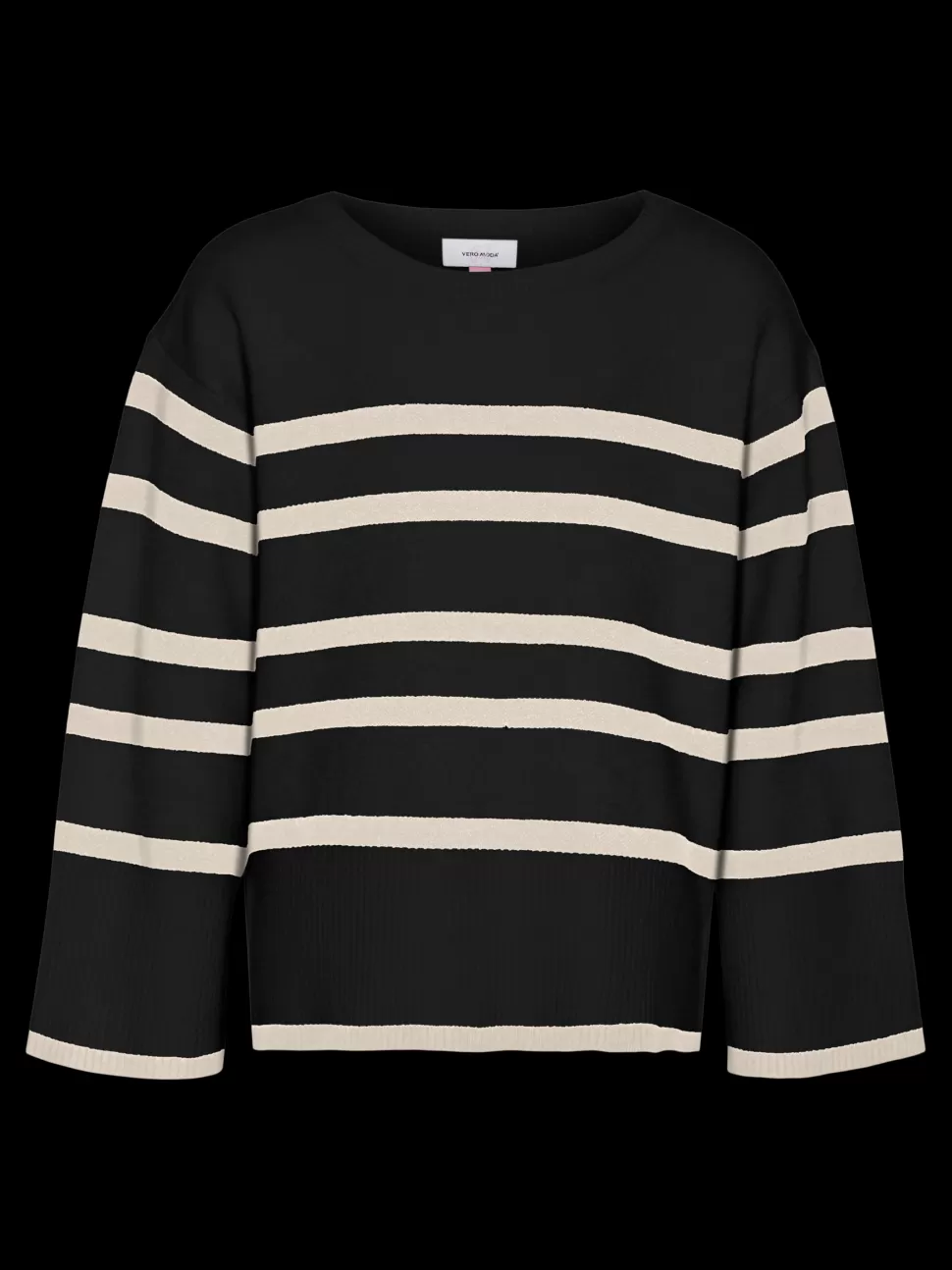 Toppar | Stickat^VERO MODA VMSABA Pullover Black