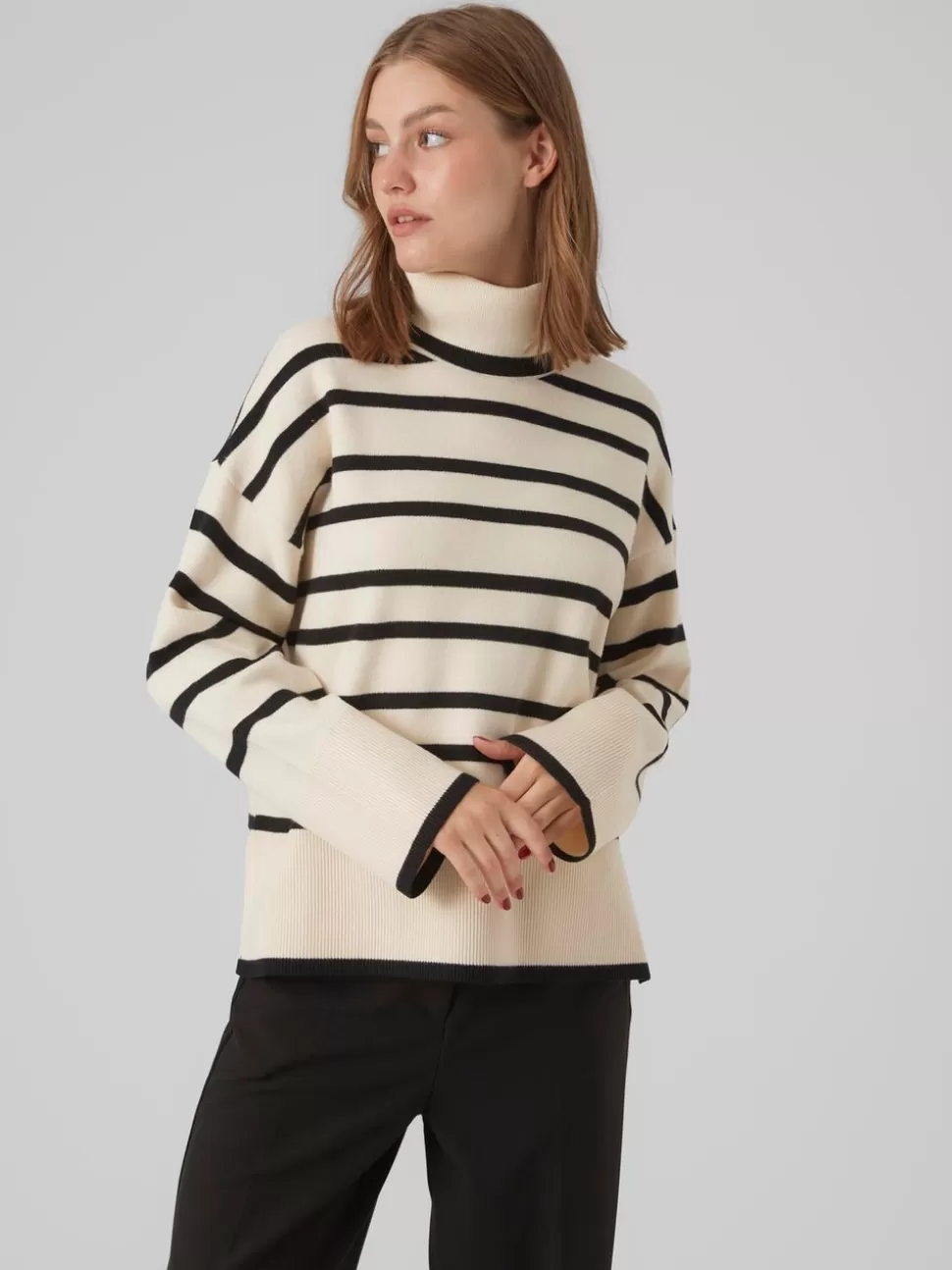Stickat | Basics^VERO MODA VMSABA Pullover Birch