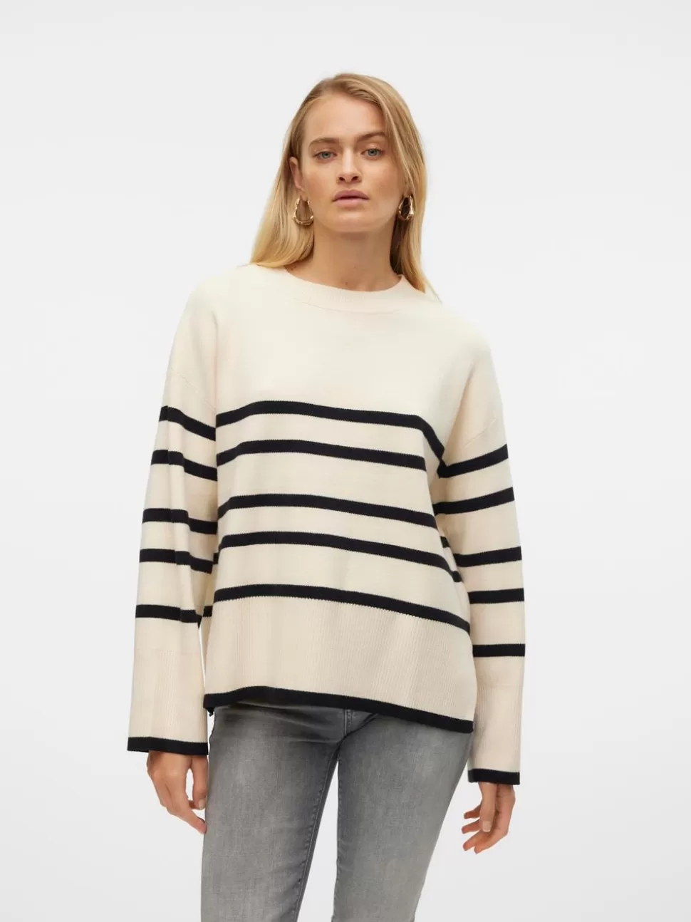 Stickat | Basics^VERO MODA VMSABA Pullover Birch