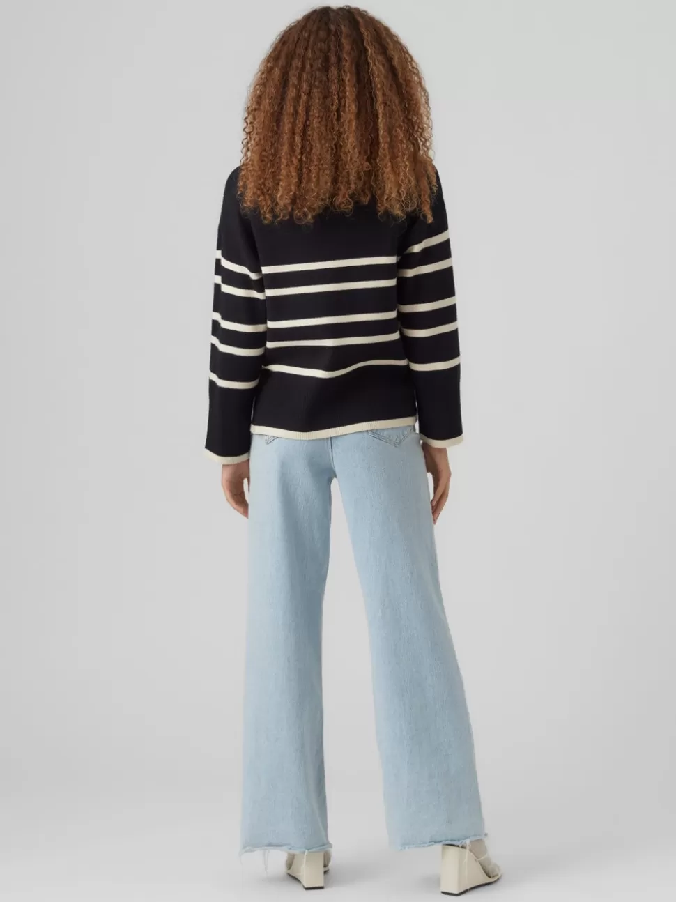 Stickat | Basics^VERO MODA VMSABA Pullover Black