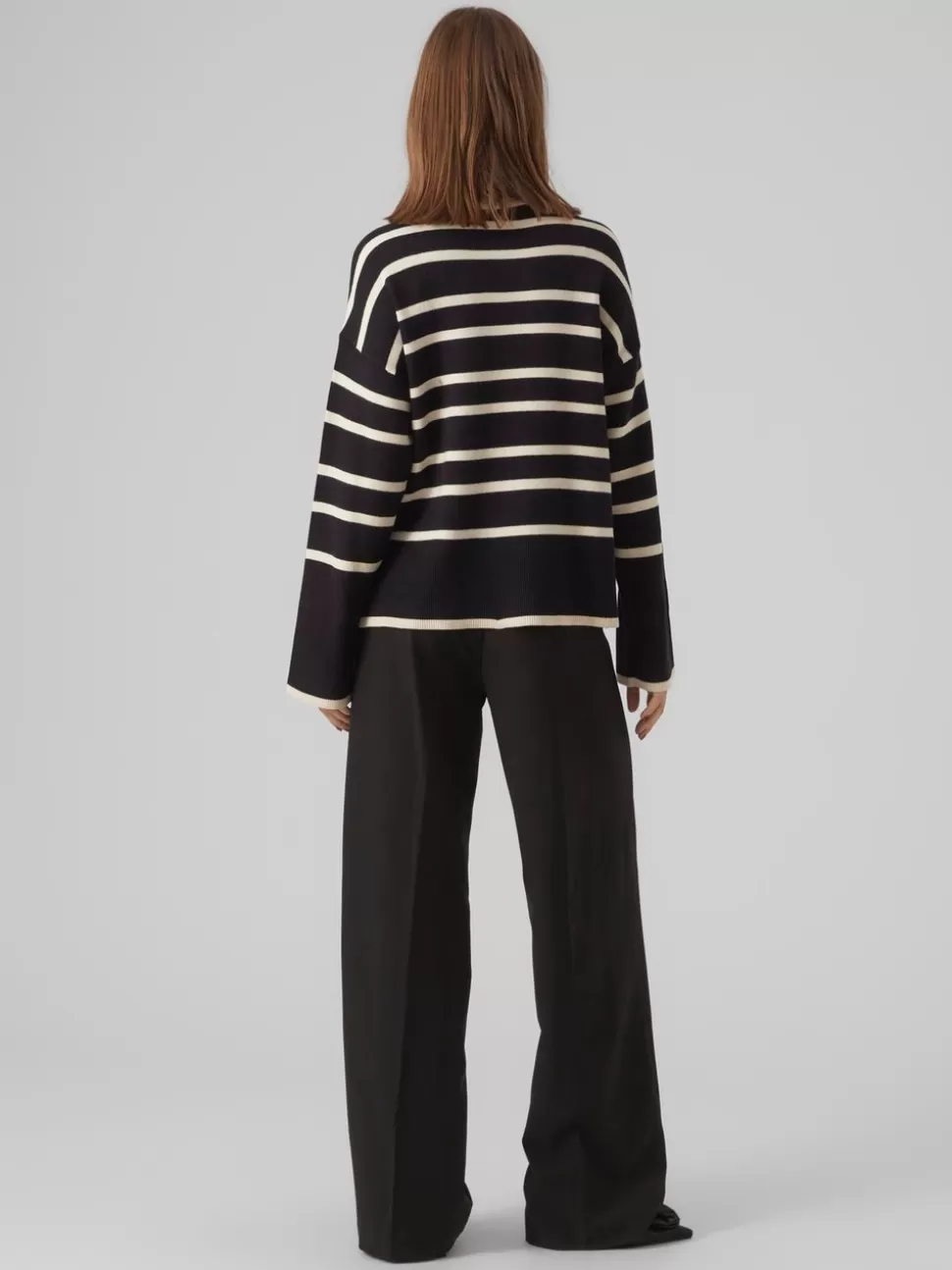 Stickat | Basics^VERO MODA VMSABA Pullover Black
