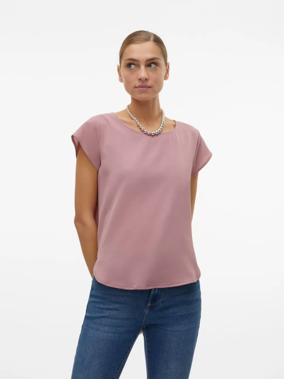 Toppar^VERO MODA VMSAKI Topp Nostalgia Rose