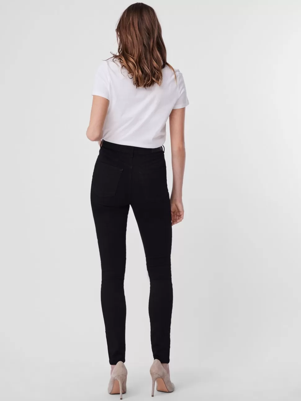Jeans | Basics^VERO MODA VMSANDRA Superhög Midja Skinny Fit Jeans Black