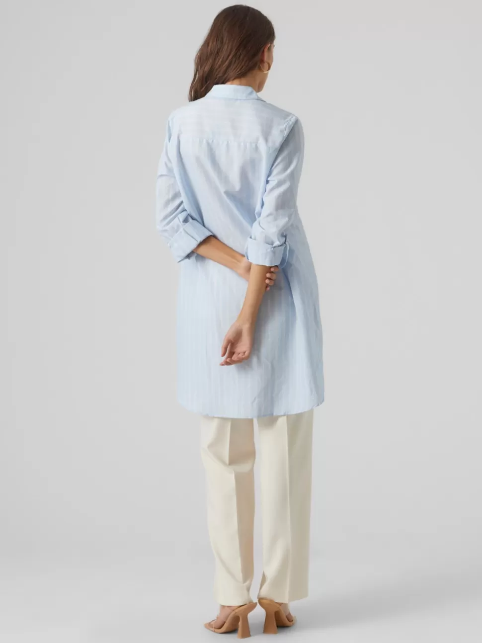Skjortor^VERO MODA VMSARAH Skjorta Chambray Blue