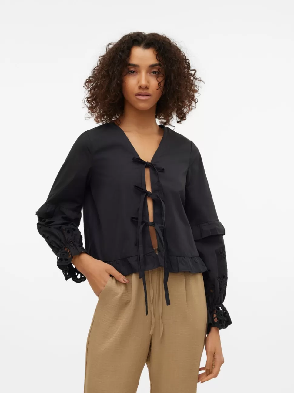 Toppar^VERO MODA VMSEHRA Topp Black