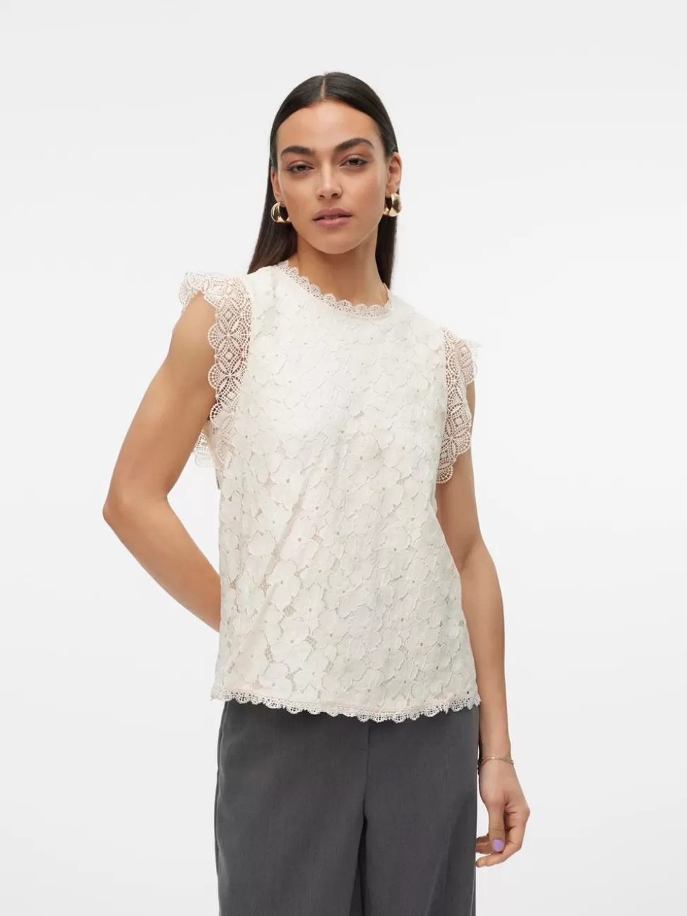 Toppar^VERO MODA VMSEJA Topp Birch