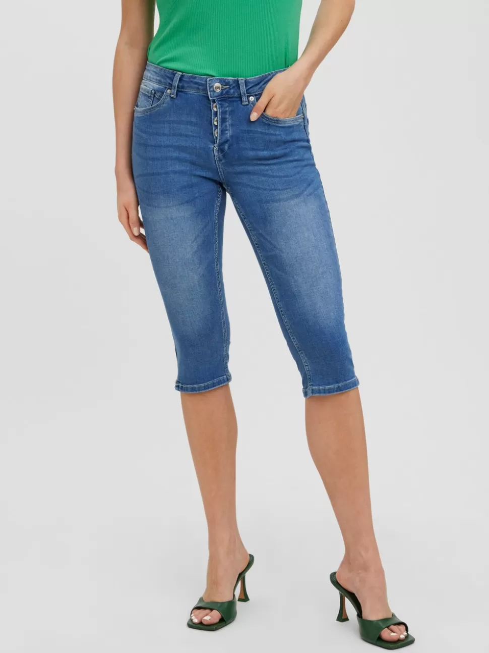 Jeans | Shorts^VERO MODA VMSEVEN Shorts Medium Blue Denim