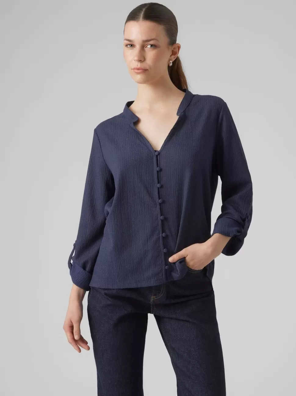 Skjortor | Toppar^VERO MODA VMSIE Skjorta Navy Blazer