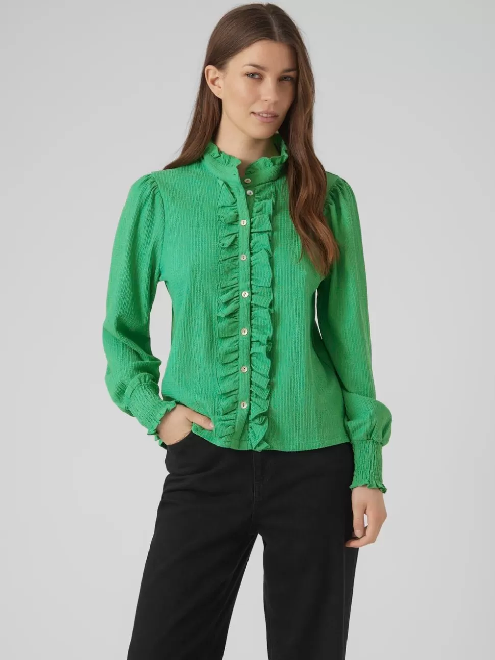 Toppar^VERO MODA VMSIE Topp Holly Green