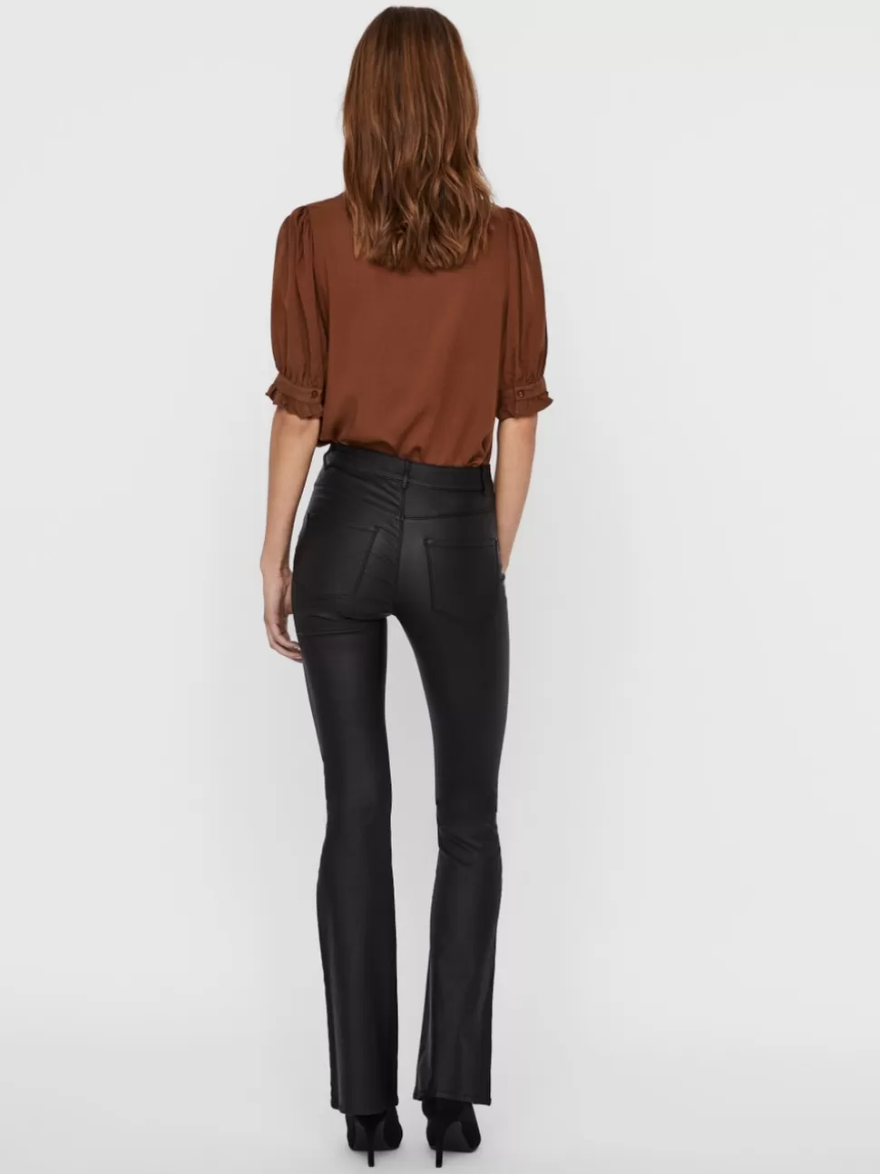 Byxor | Basics^VERO MODA VMSIGA Hög Midja Byxor Black