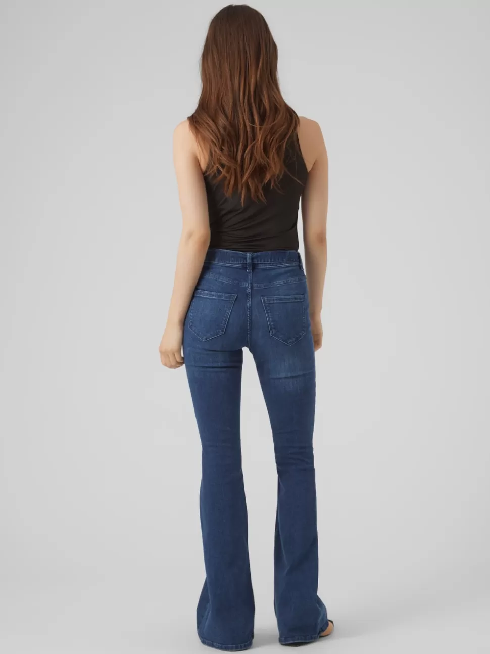 Jeans^VERO MODA VMSIGA Utsvängd Passform Jeans Medium Blue Denim