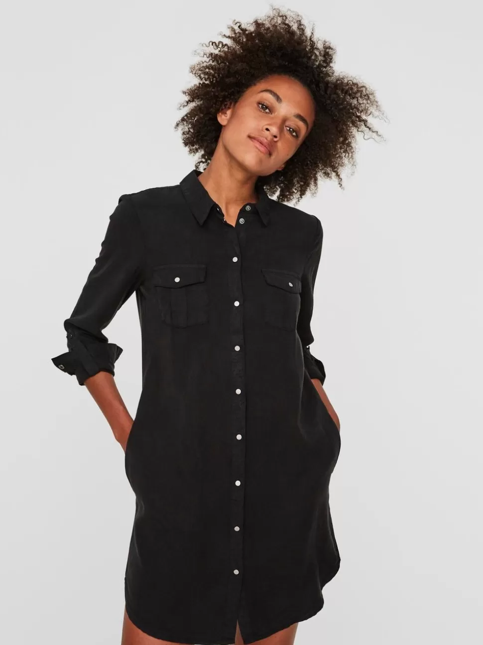 Klänningar^VERO MODA VMSIGGA Kort Klänning Black
