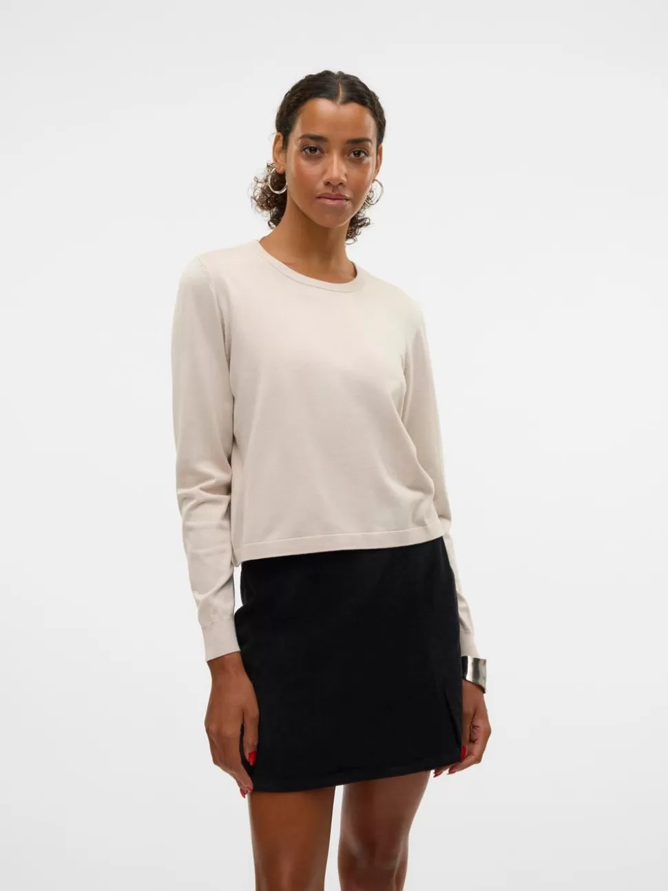 Stickat | Toppar^VERO MODA VMSILJE Pullover Moonbeam