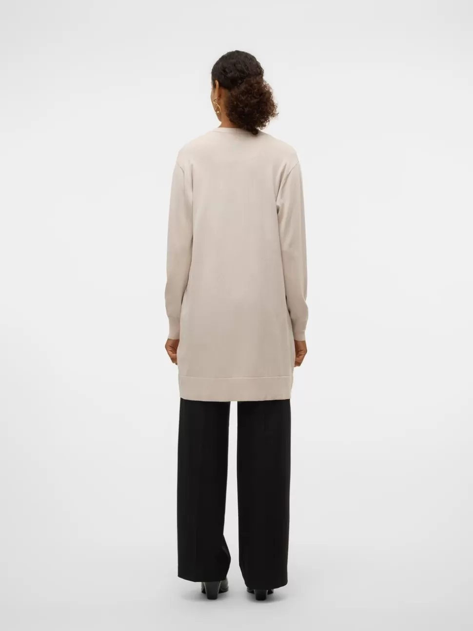 Stickat^VERO MODA VMSILJE Stickad Kofta Moonbeam