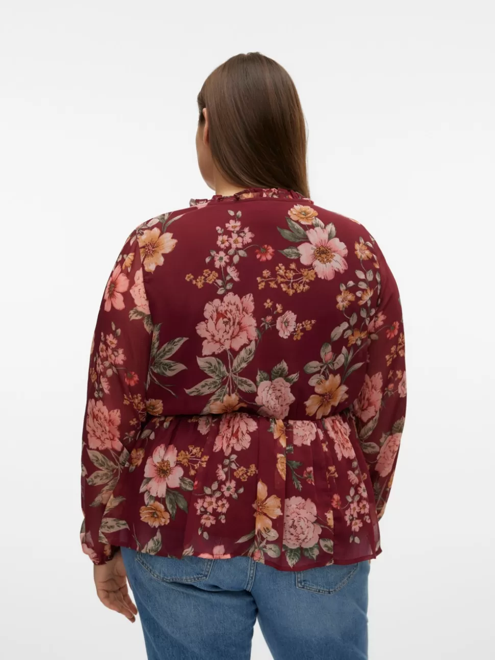 Toppar^VERO MODA VMSILLA Topp Cabernet