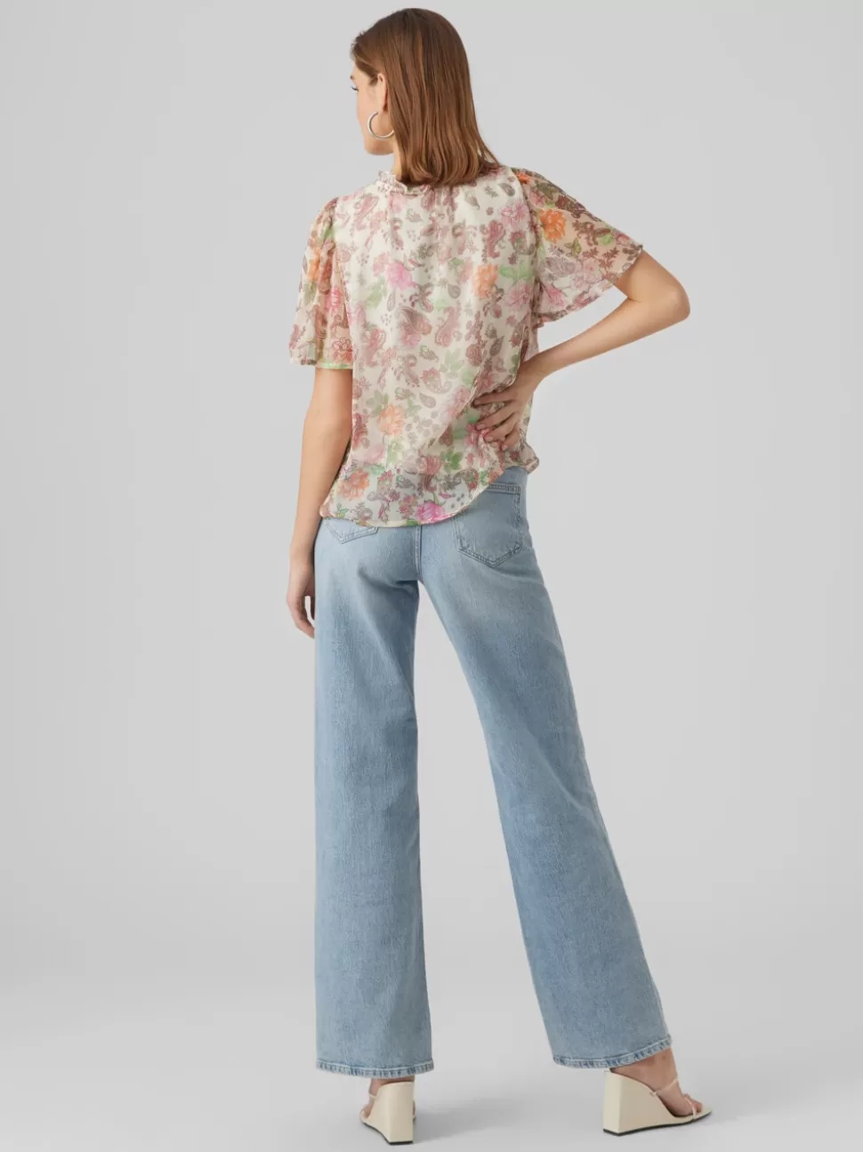 Toppar^VERO MODA VMSILO Topp Birch