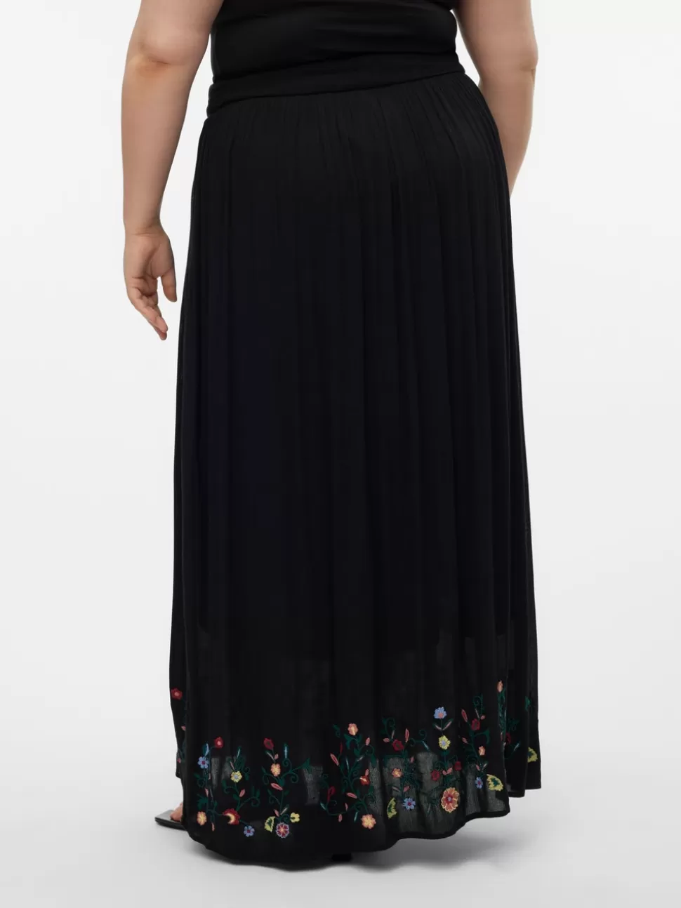 Kjolar^VERO MODA VMSINA Hög Midja Lång Kjol Black