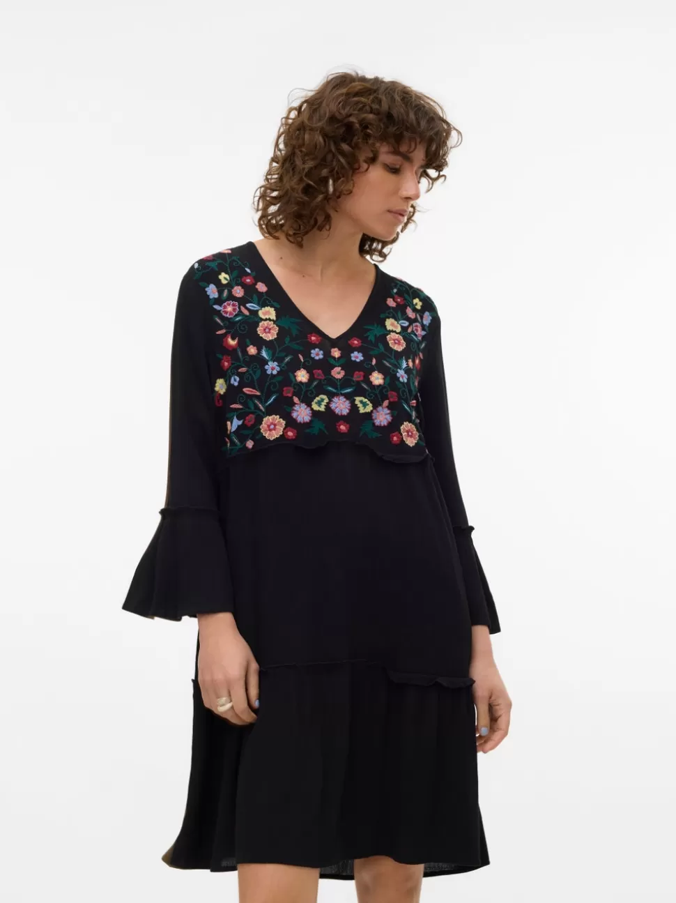 Klänningar^VERO MODA VMSINA Kort Klänning Black