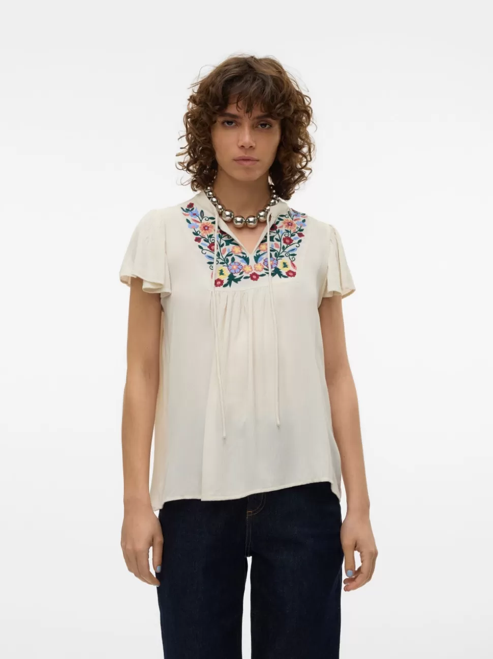Toppar^VERO MODA VMSINA Topp Birch