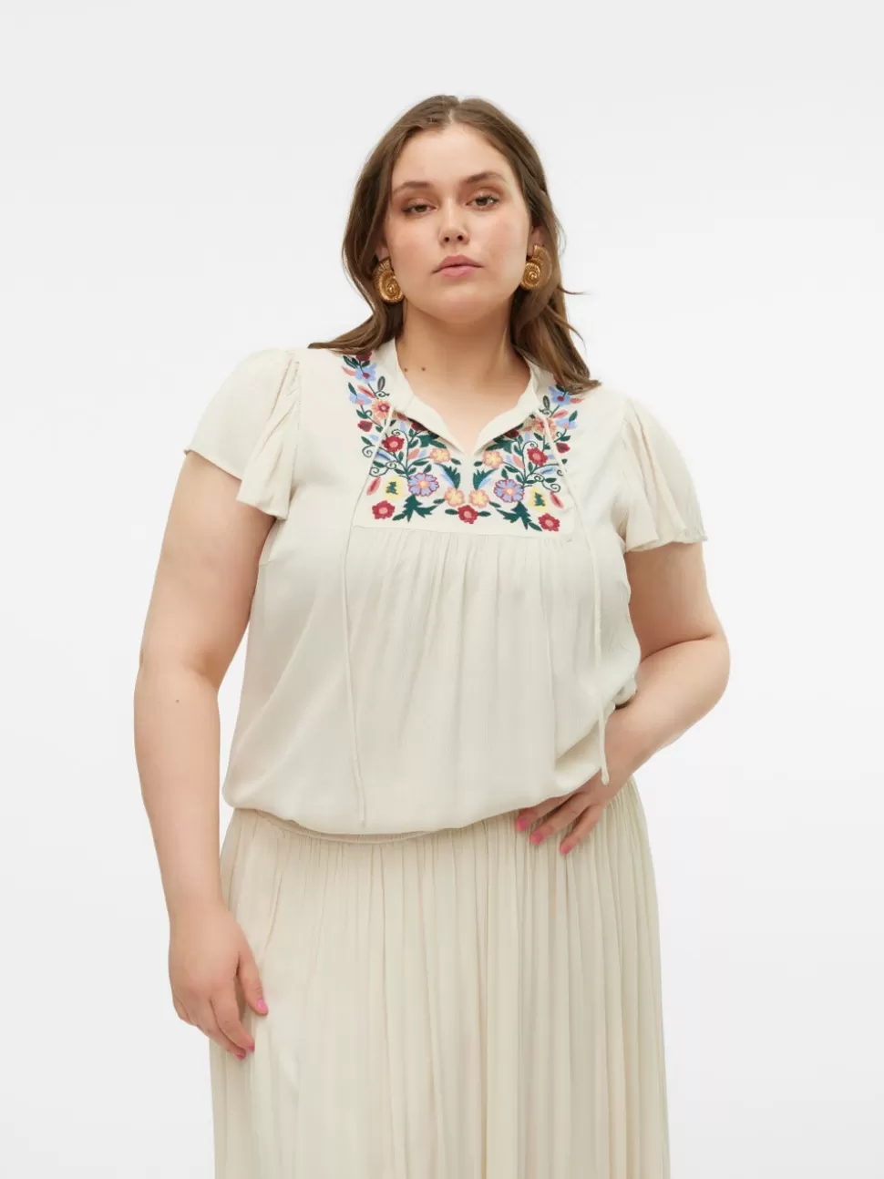 Toppar^VERO MODA VMSINA Topp Birch