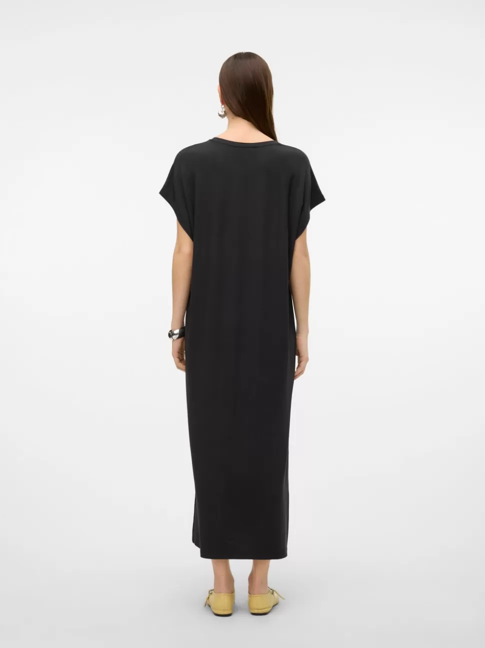 Klänningar^VERO MODA VMSINI Lång Klänning Black