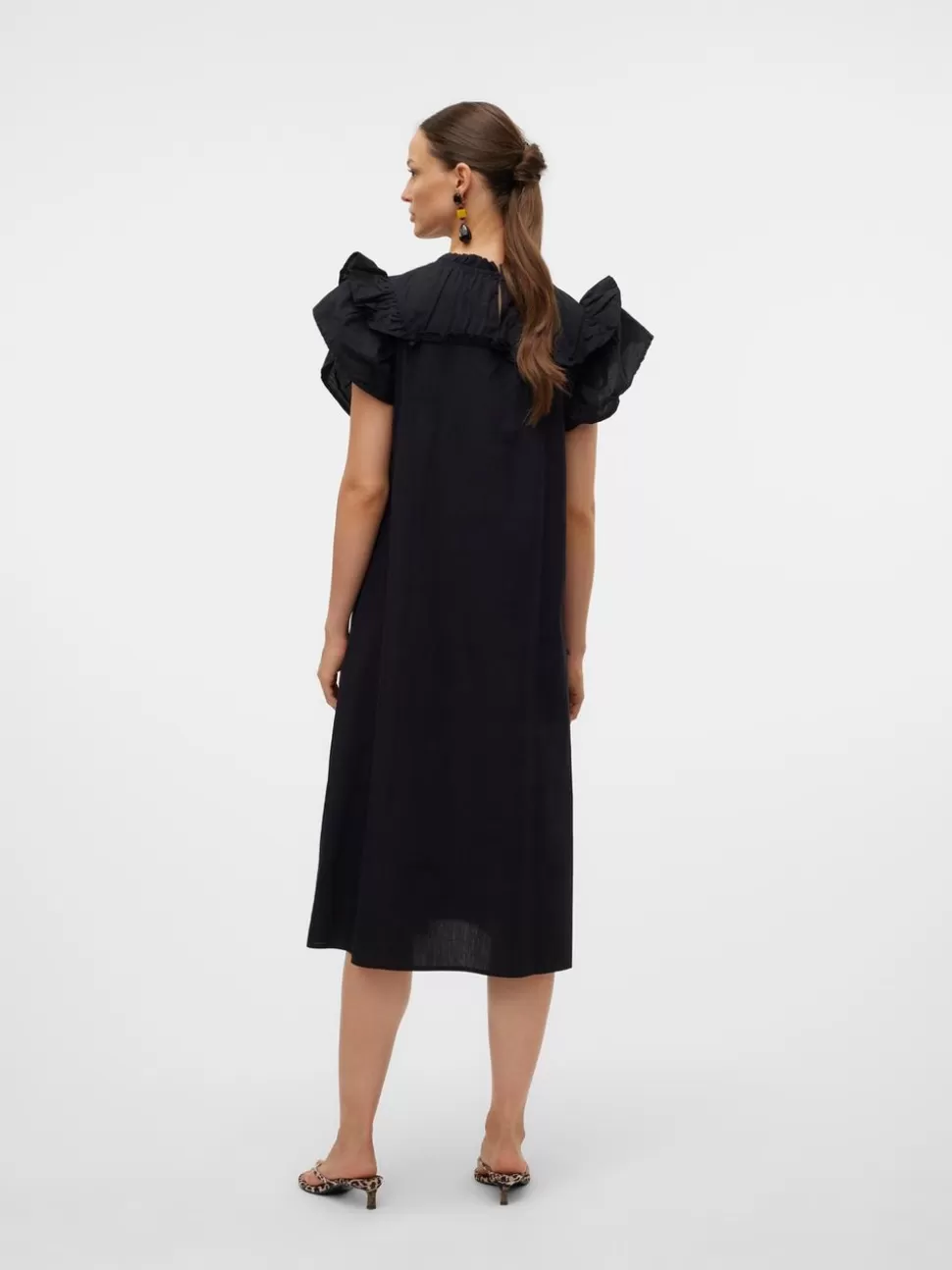 Klänningar^VERO MODA VMSIV Midiklänning Black