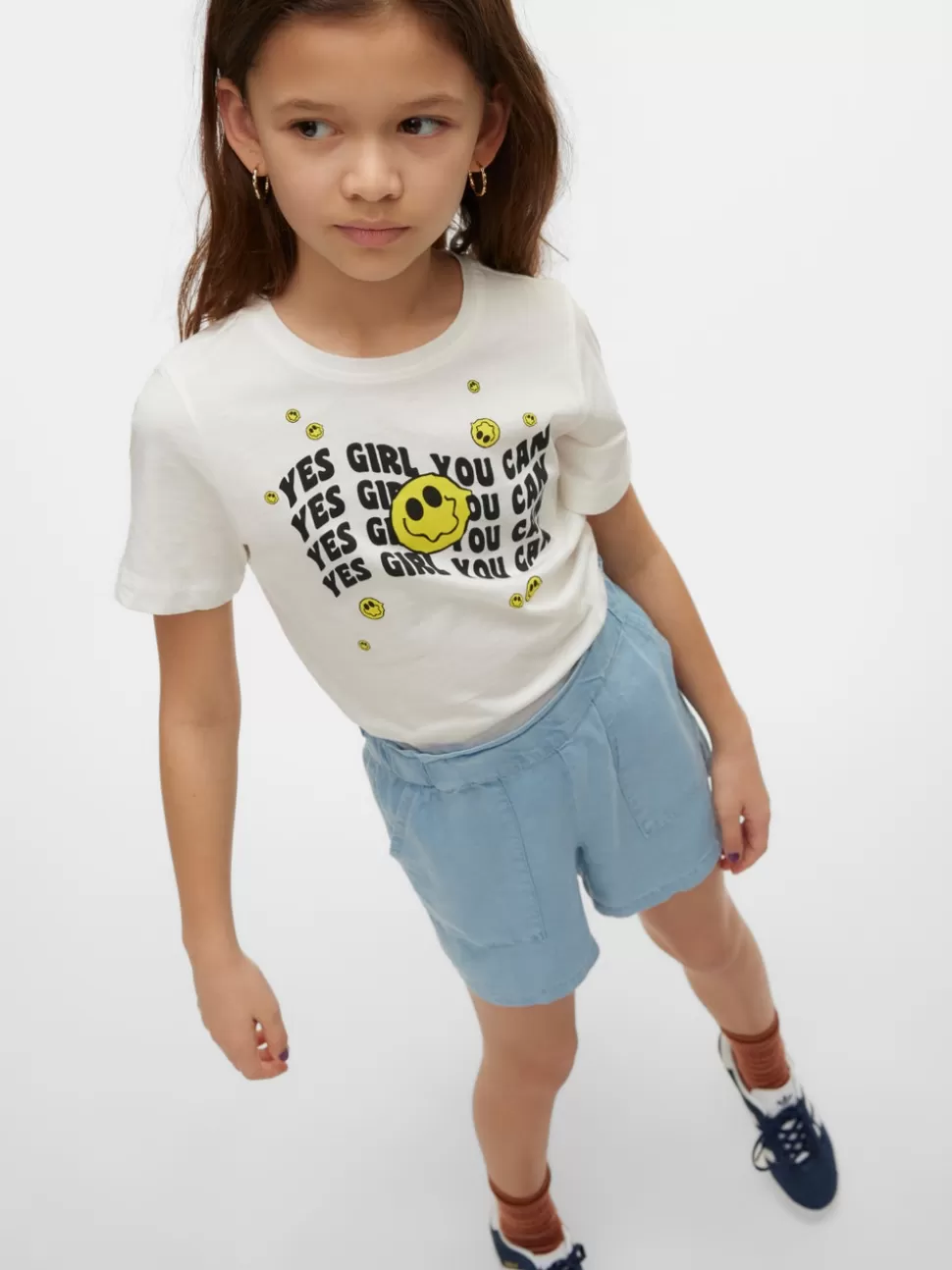 Toppar | Toppar^VERO MODA VMSMILE T-shirt Snow White