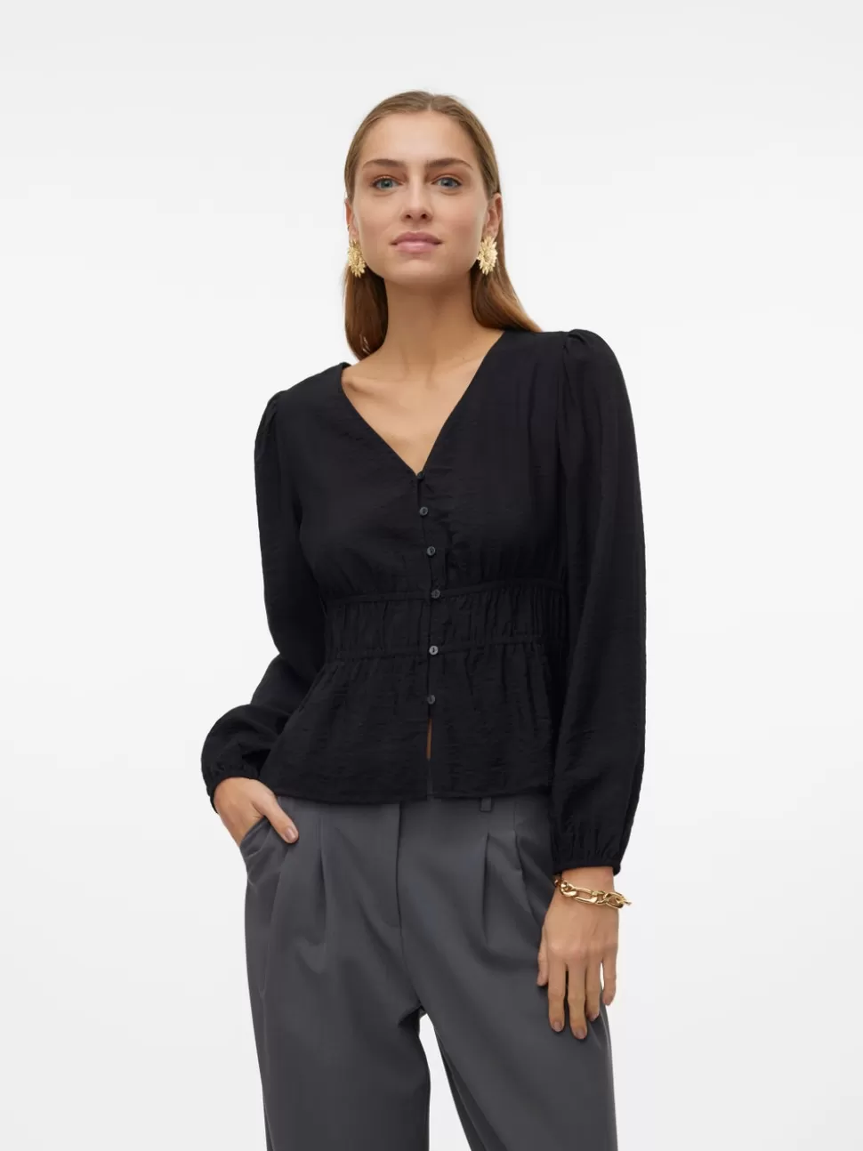 Festkläder | Toppar^VERO MODA VMSOFIA Topp Black