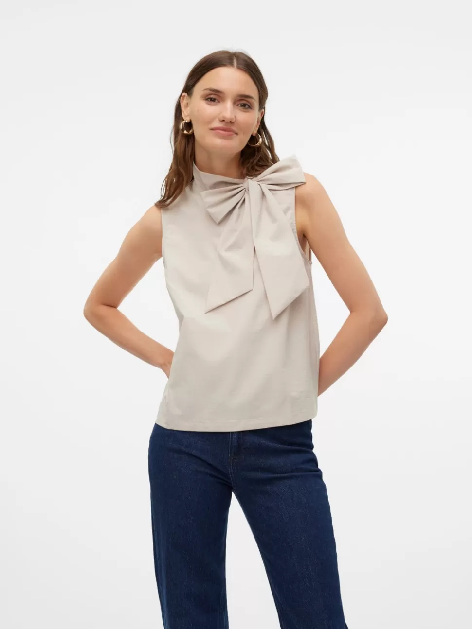 Festkläder^VERO MODA VMSOLONA Topp Pumice Stone