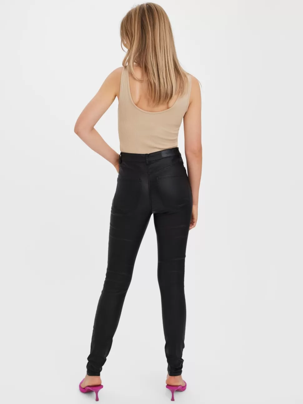 Jeans^VERO MODA VMSOPHIA Hög Midja Skinny Fit Jeans Black