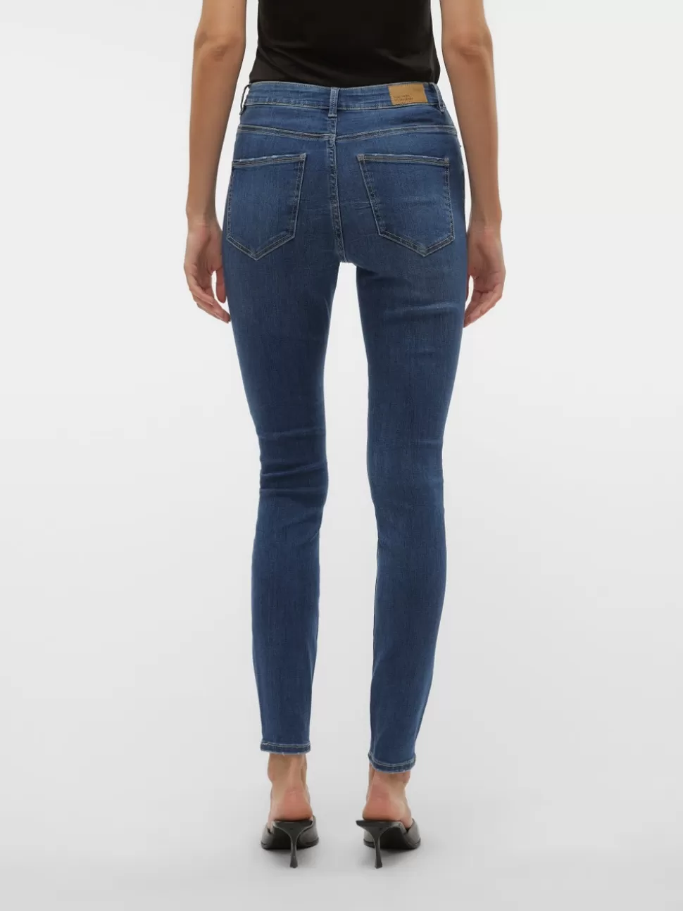 Jeans | Basics^VERO MODA VMSOPHIA Hög Midja Skinny Fit Jeans Medium Blue Denim
