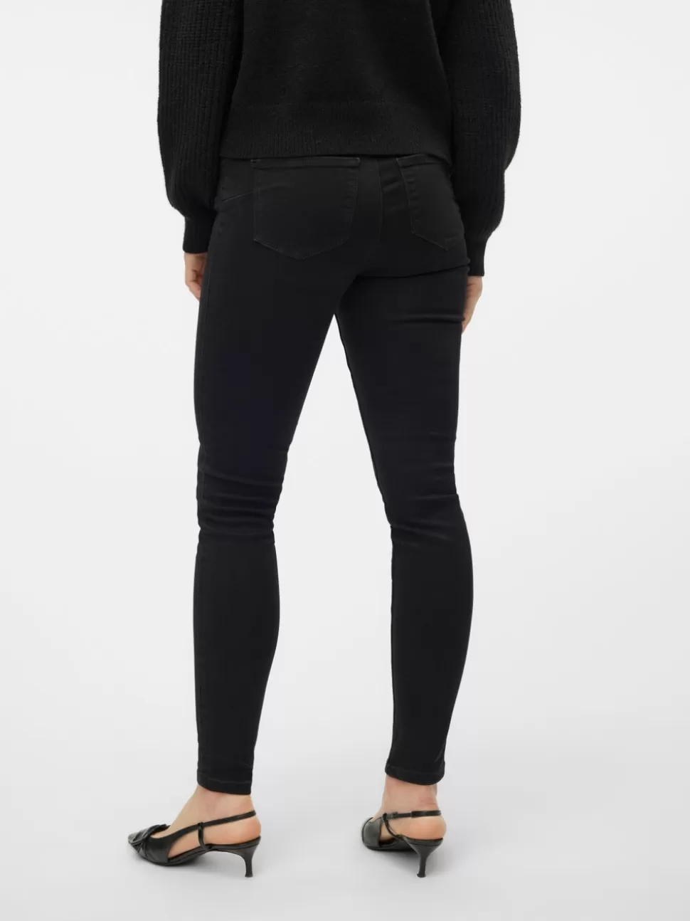 Jeans | Basics^VERO MODA VMSOPHIA Hög Midja Skinny Fit Jeans Black