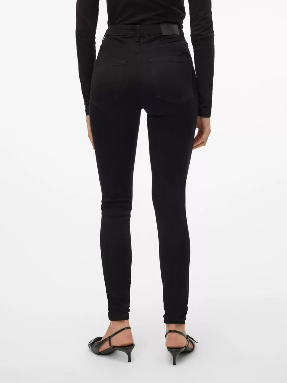 Jeans | Festkläder^VERO MODA VMSOPHIA Hög Midja Skinny Fit Jeans Black