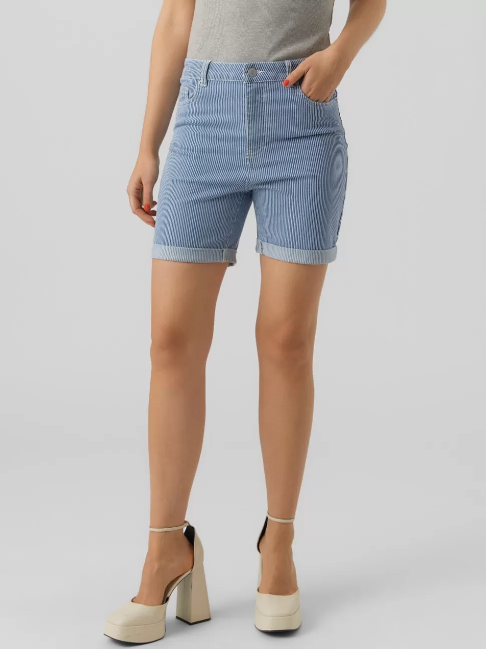 Shorts^VERO MODA VMSOPHIA Shorts Light Blue Denim