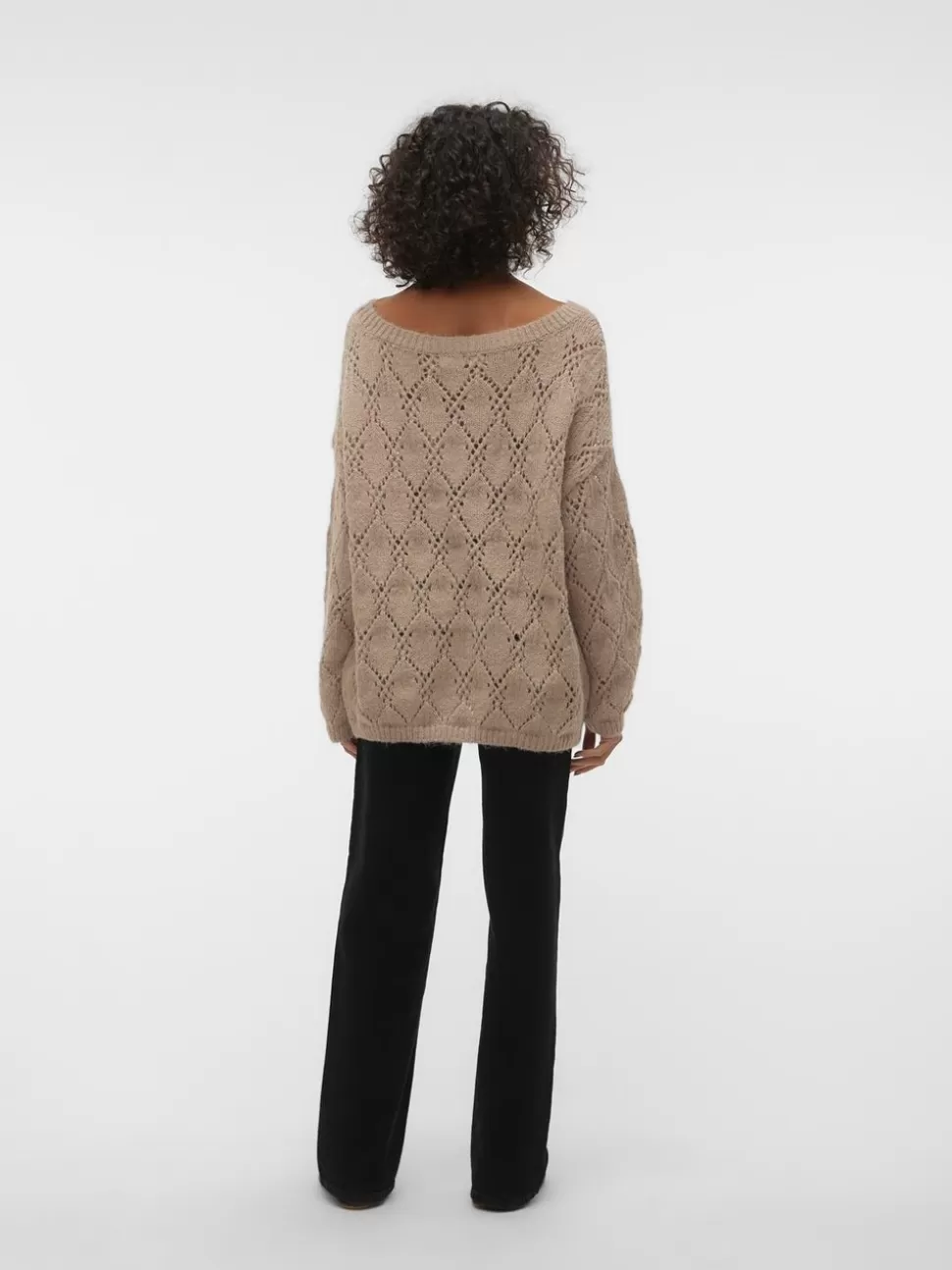 Stickat | Basics^VERO MODA VMSTAR Pullover Silver Mink